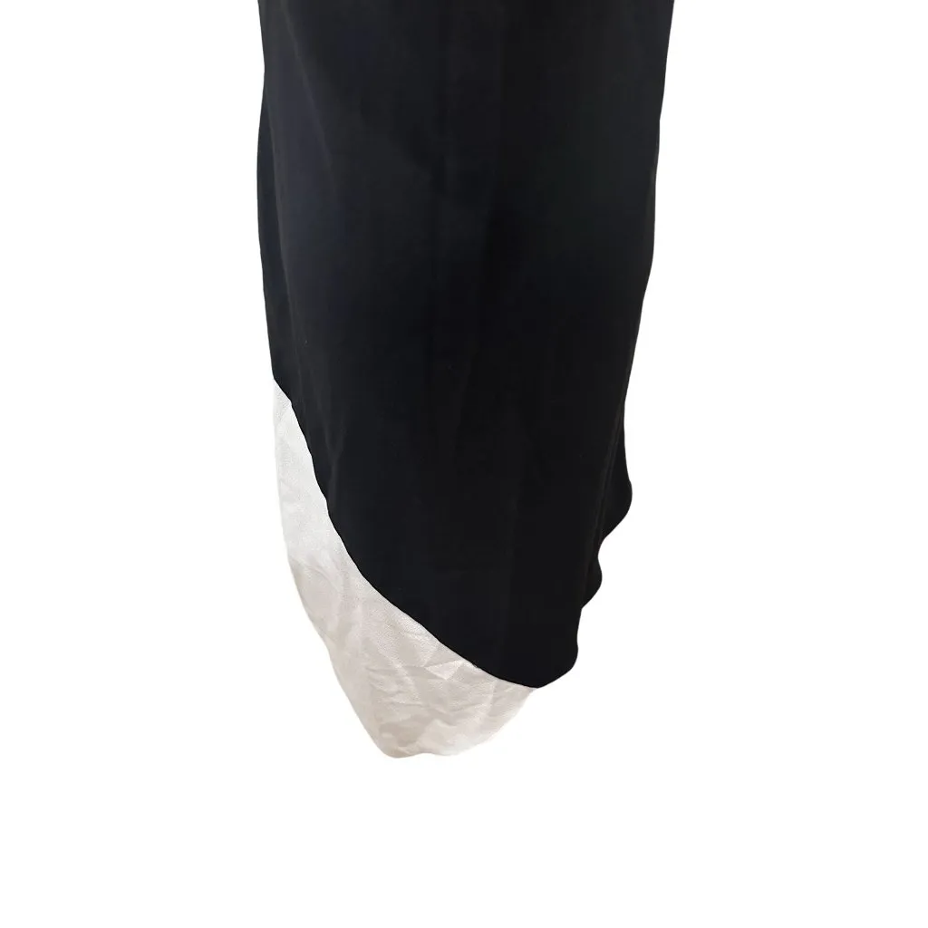 RACHEL RACHEL ROY Black White Asymmetrical Hem Dress Size Small - Image 5