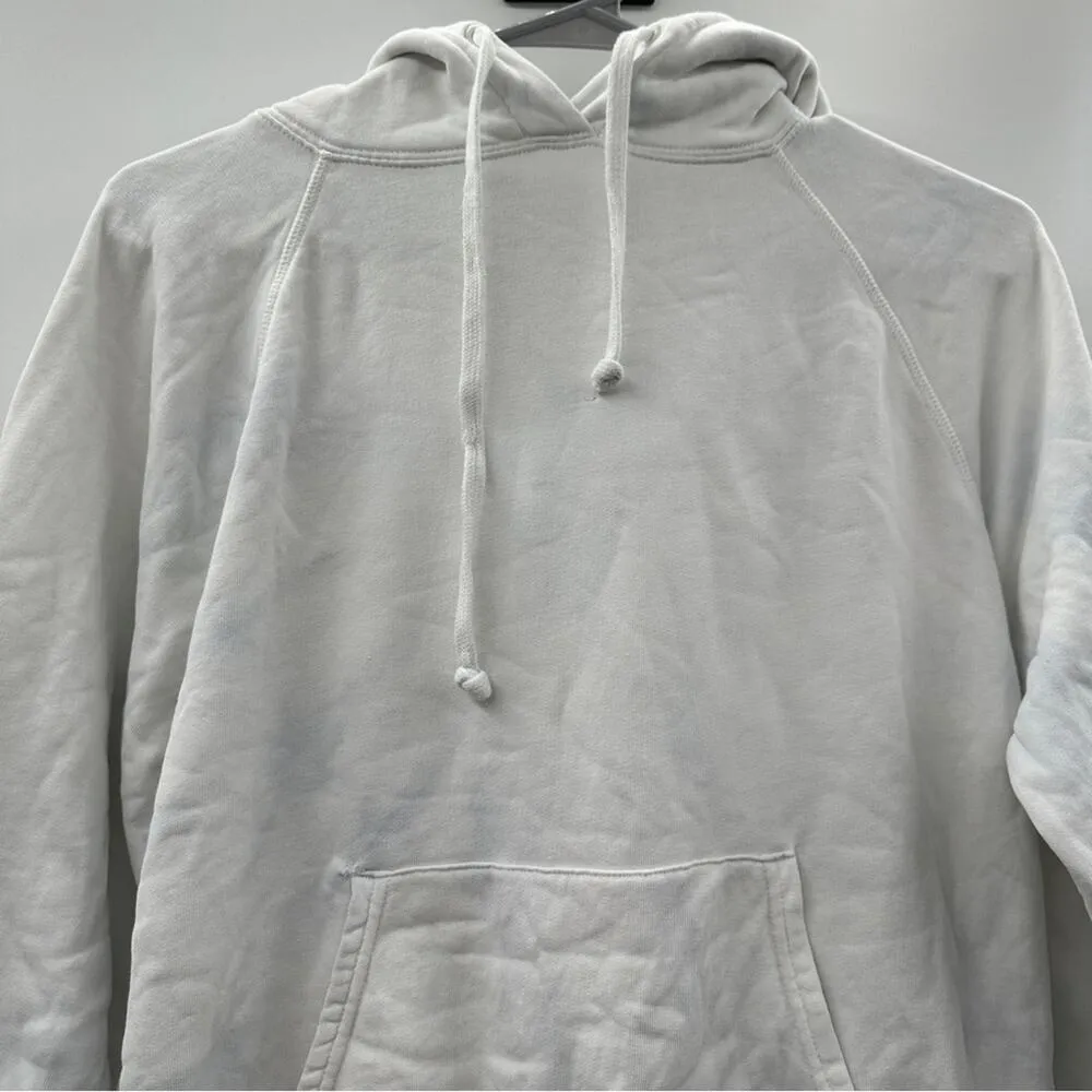 Reformation Tanner White & Blue Light Tie Dye Long Sleeve‎ Hoodie in Tornado XS - Image 3