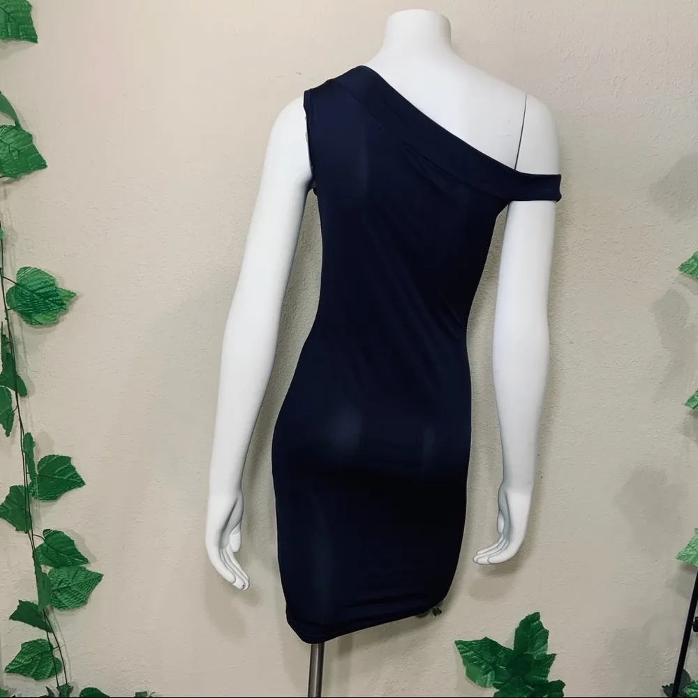 Nasty Gal New One Shoulder Black Dress Party - Image 7