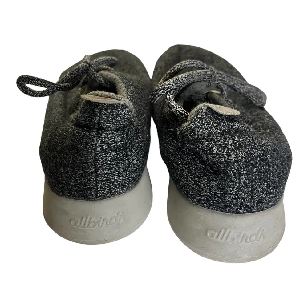 ALLBIRDS Wool Runners Sneakers Gray Lace Up Round Toe Shoes Soft Cozy Women 10 - Image 2