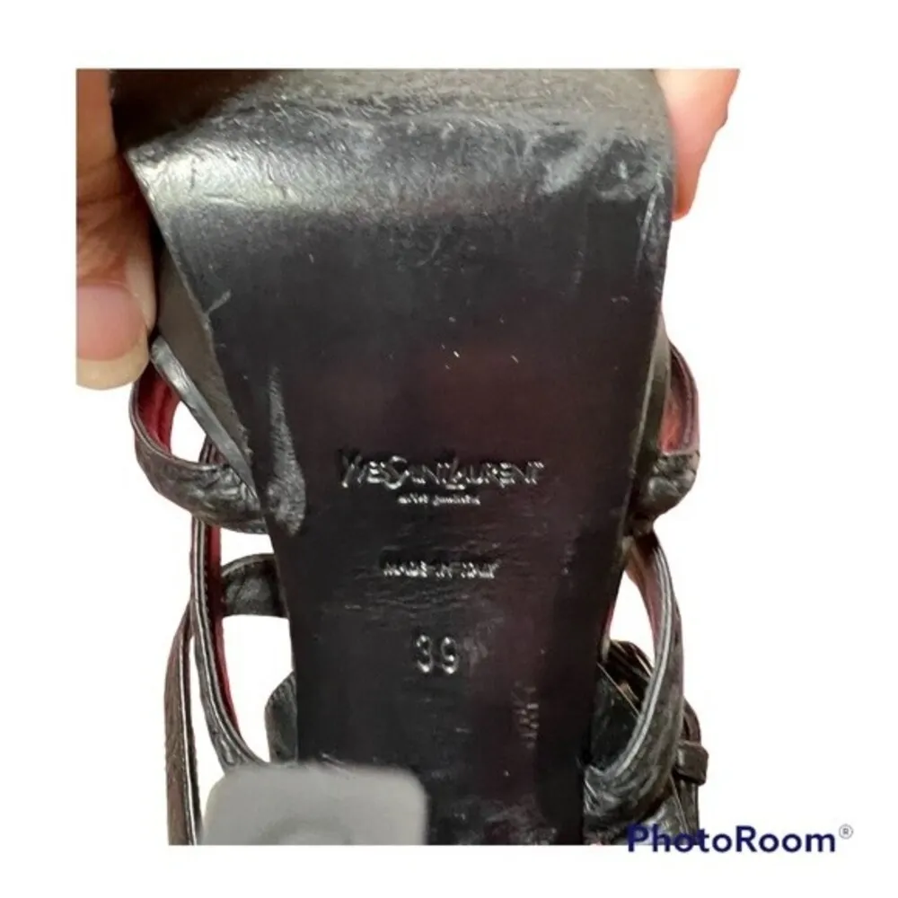 Yves saint Laurent Tribute Hampton Platform heels Black Size 9 - Image 6