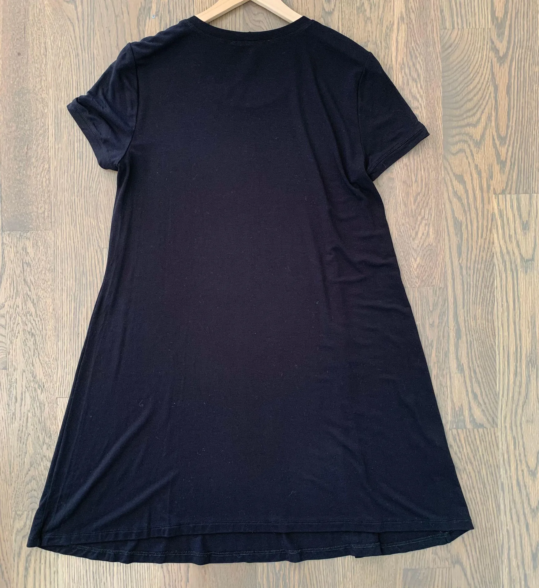 Anneta Short Sleeve A-line Swing Dress Black Size Small - Image 3