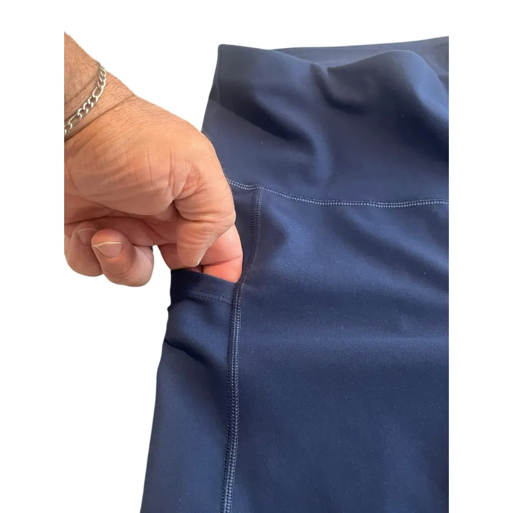 Fengbay Yoga Pants 2 Pack Womens XL Blue Black High Waist Pocket Tummy Control - Image 14