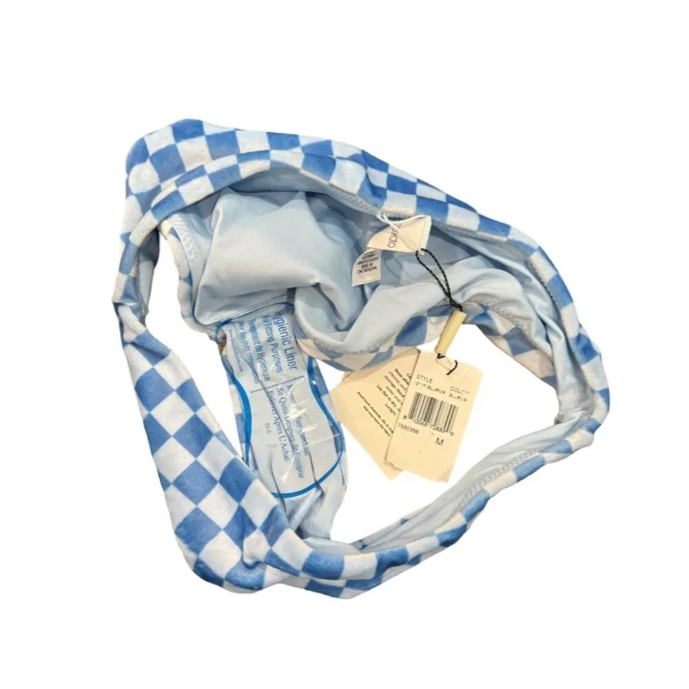 Peixoto Fifi Bikini Swimsuit in Velvet Blue Rivera Peach Size L & M Size M - Image 10