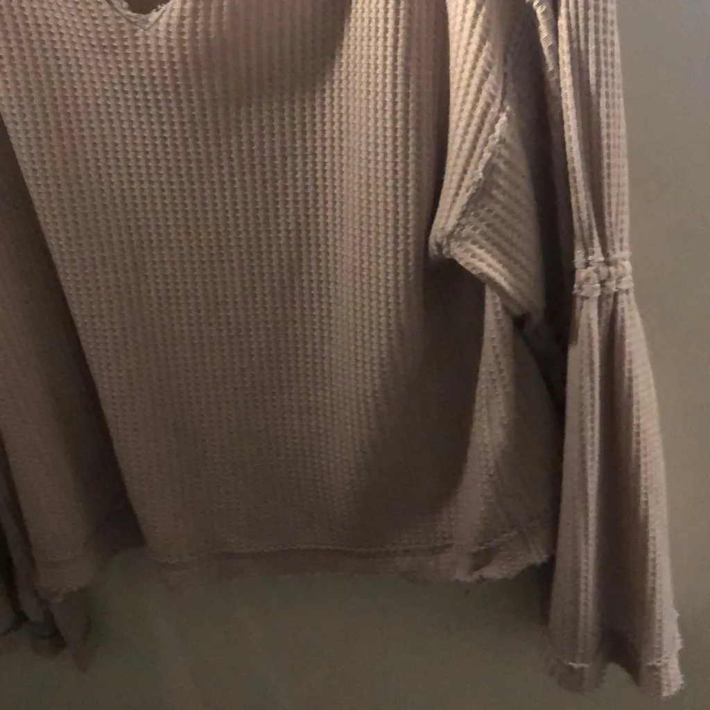 Free People Cotton Dahlia Bell-Sleeve Thermal - Image 5