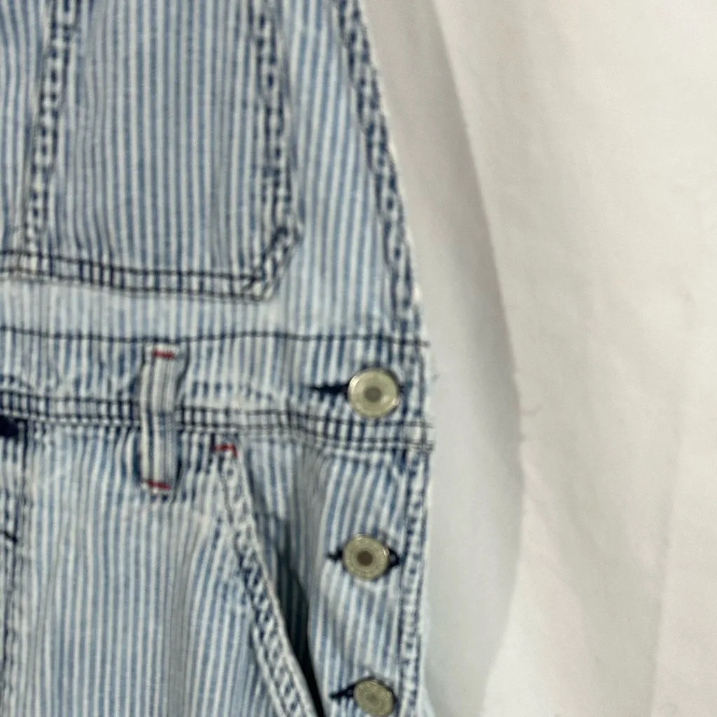 2000’s EDC Esprit Denim Railroad Stripe Overalls Women’s Carpenter Vintage Small - Image 4
