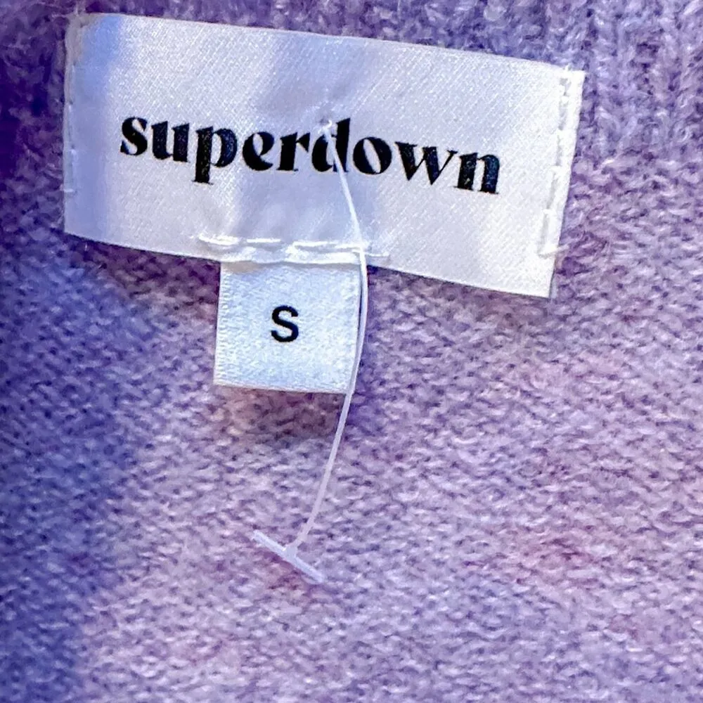 Revolve Superdown Kayla Halter Ombré Sweater Bodycon Mini Dress, EUC, Size Small - Image 11