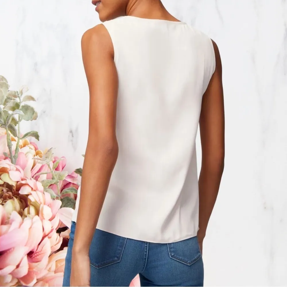 🍁WHBM Ruffle Flounce Shell ~ White House Black Market - Image 3