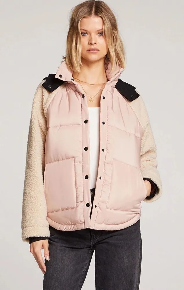 NWT SALT WATER LUXE button jacket size small with detachable hood- - Image 1