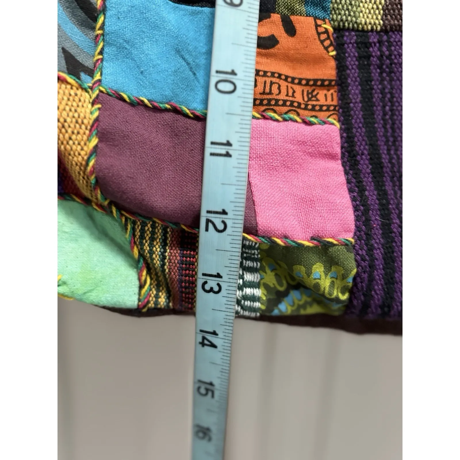 India Trading Co Patchwork Hippie Boho Bag Mix Patterns Boho Crossbody - Image 5