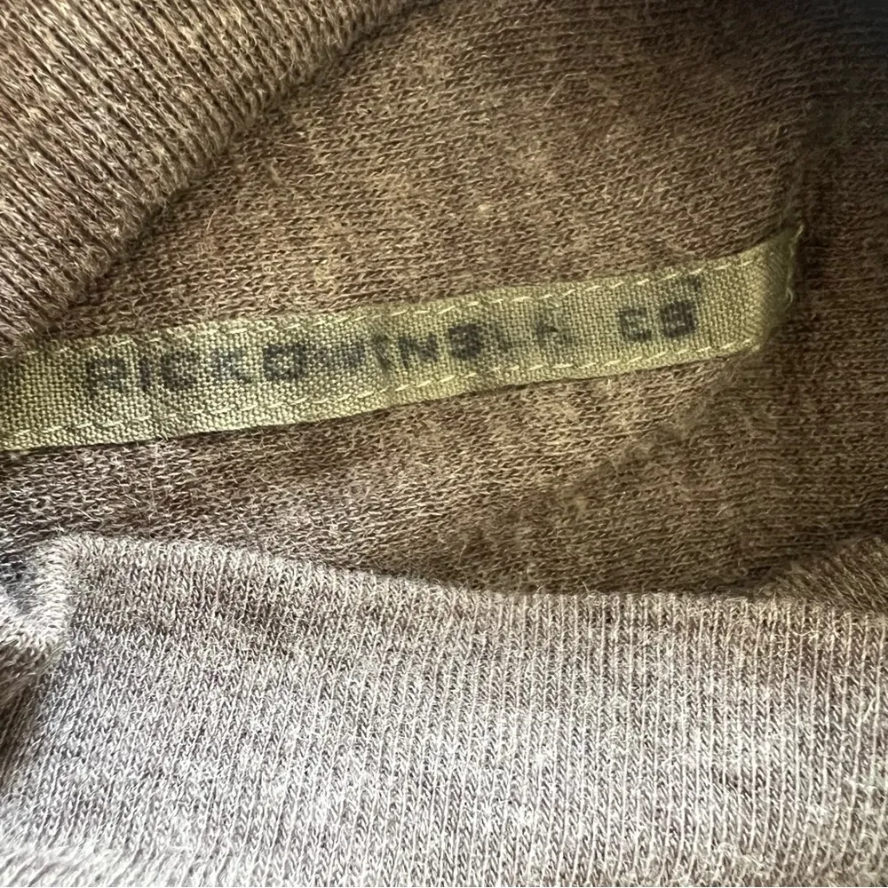 Rick Owen’s Lilies Brown Short Sleeve sweater Size 8 - Image 8