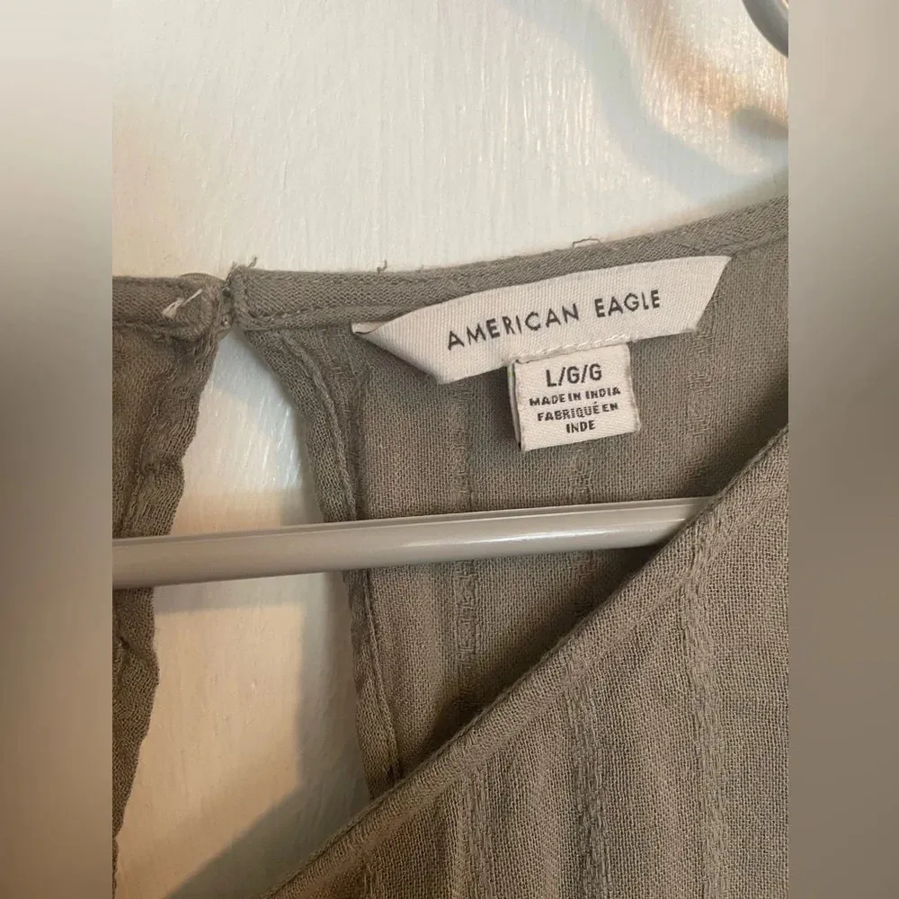American Eagle  Long Sleeve Open Back Blouse, Size Large​​​​​​ - Image 3