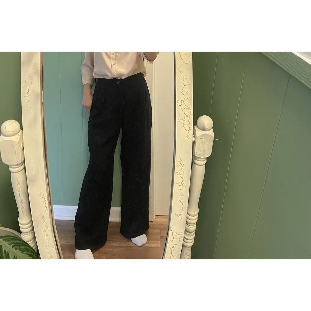 MELLODAY Women’s Black High Rise Wide Leg Pants Size M - Image 2