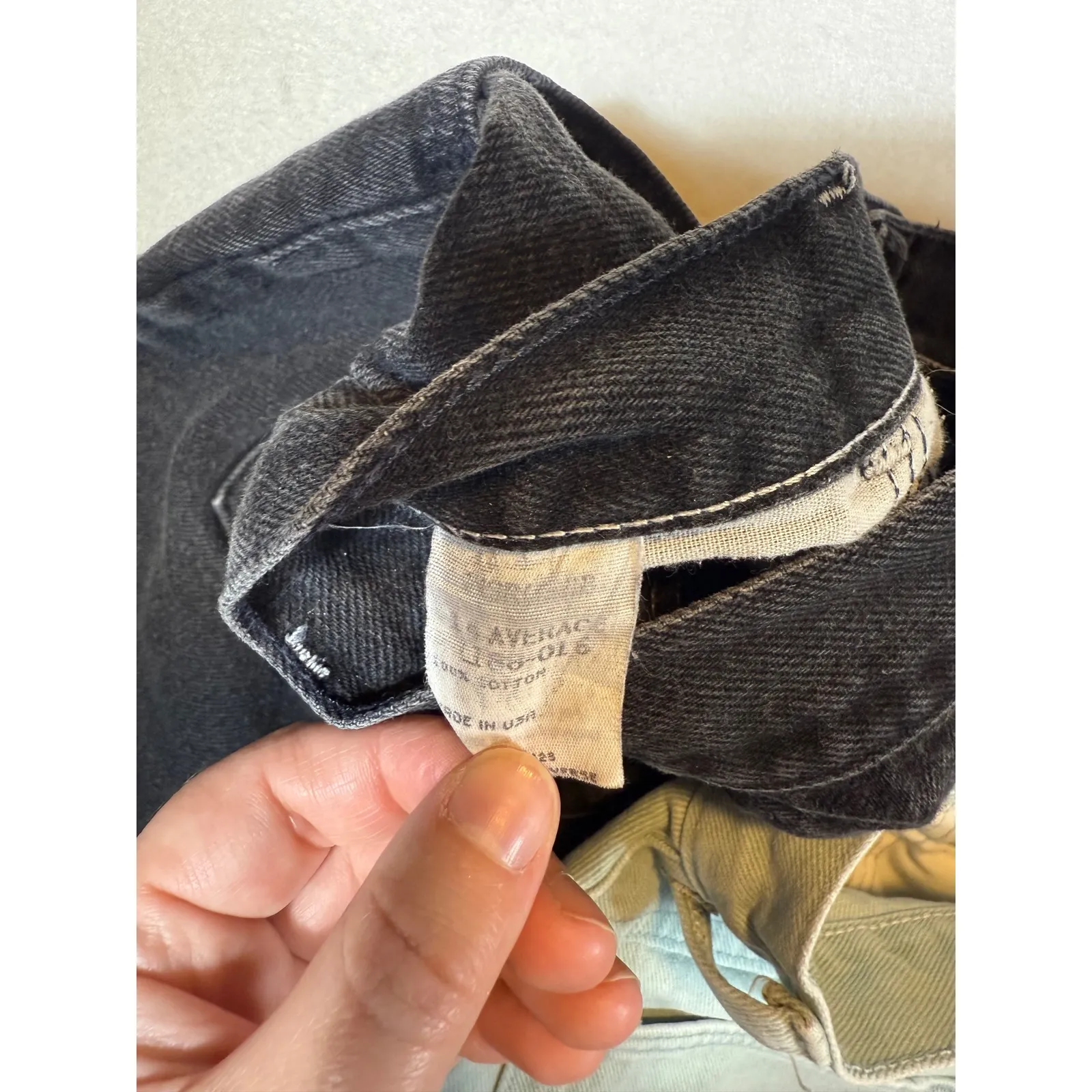 Wrangler for Women Vintage Black Denim High Waist Mom Shorts - Image 4