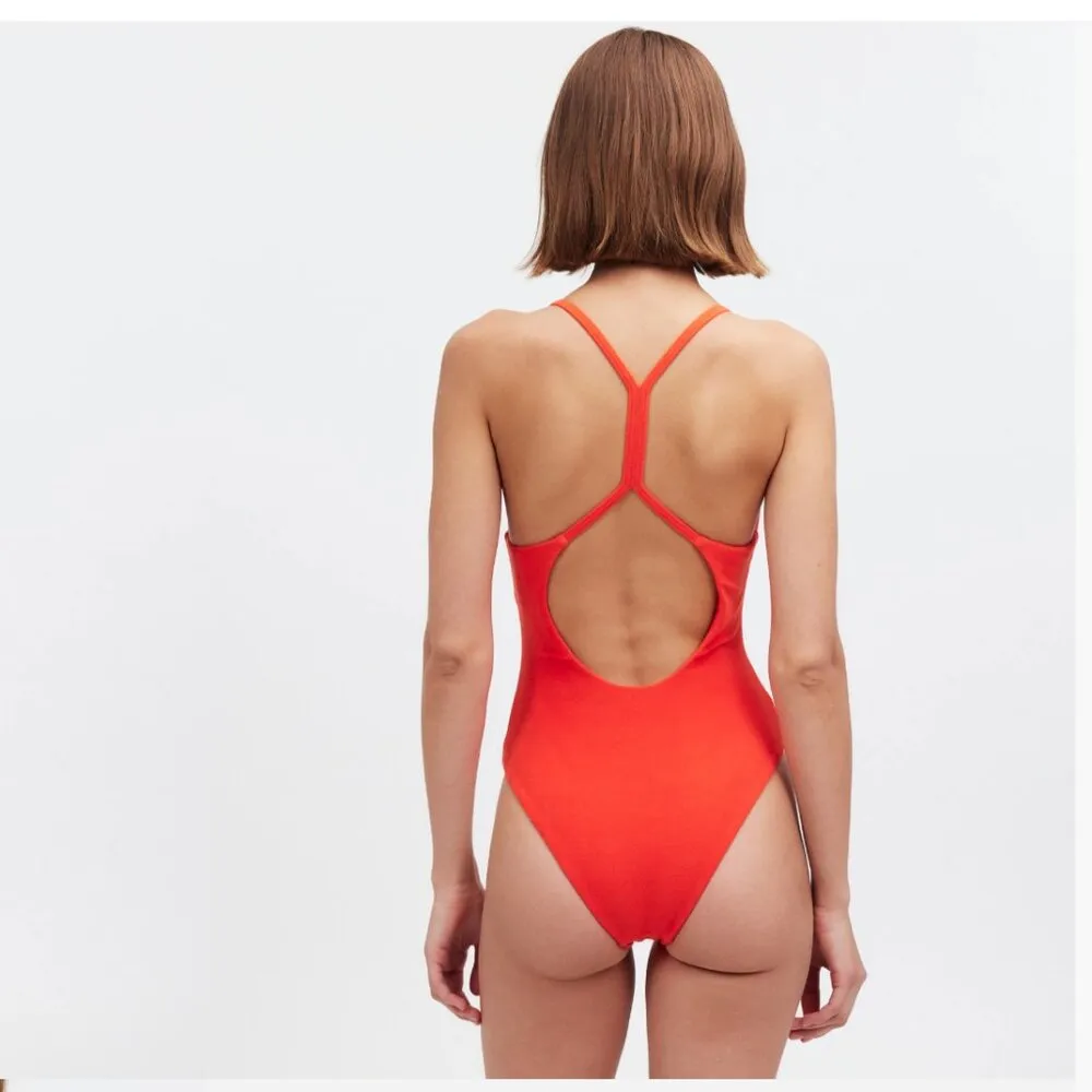 NWOT Free People X Zulu & Zephyr Chilli Pepper Towelling One-Piece Swimsuit 8 - Image 6