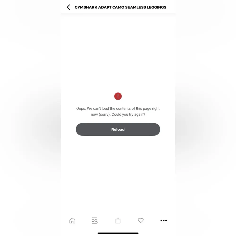 GYMSHARK ADAPT CAMO SEAMLESS LEGGINGS SIZE XL - Image 7