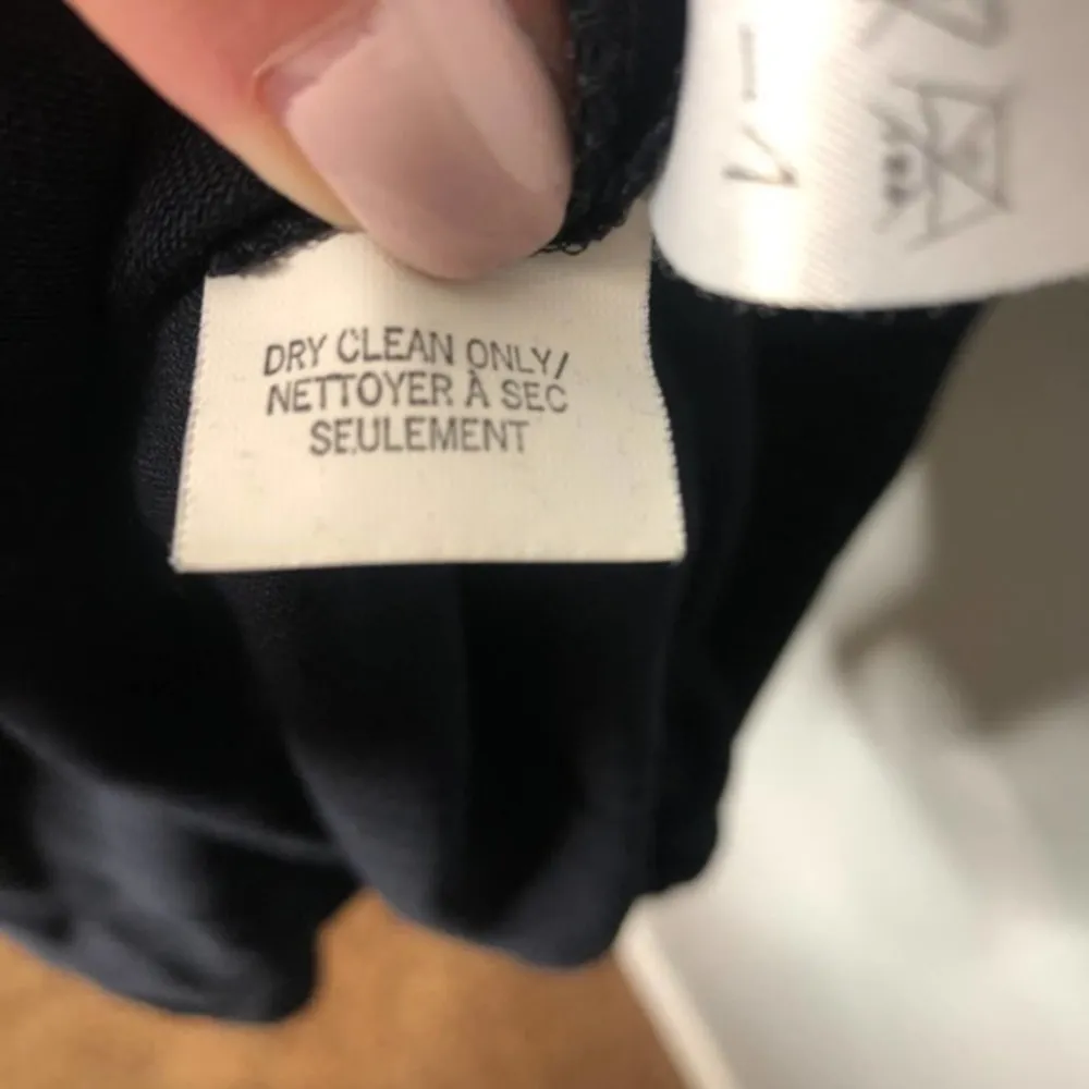 Club Monaco solid black halter neck dress LBD - Image 7