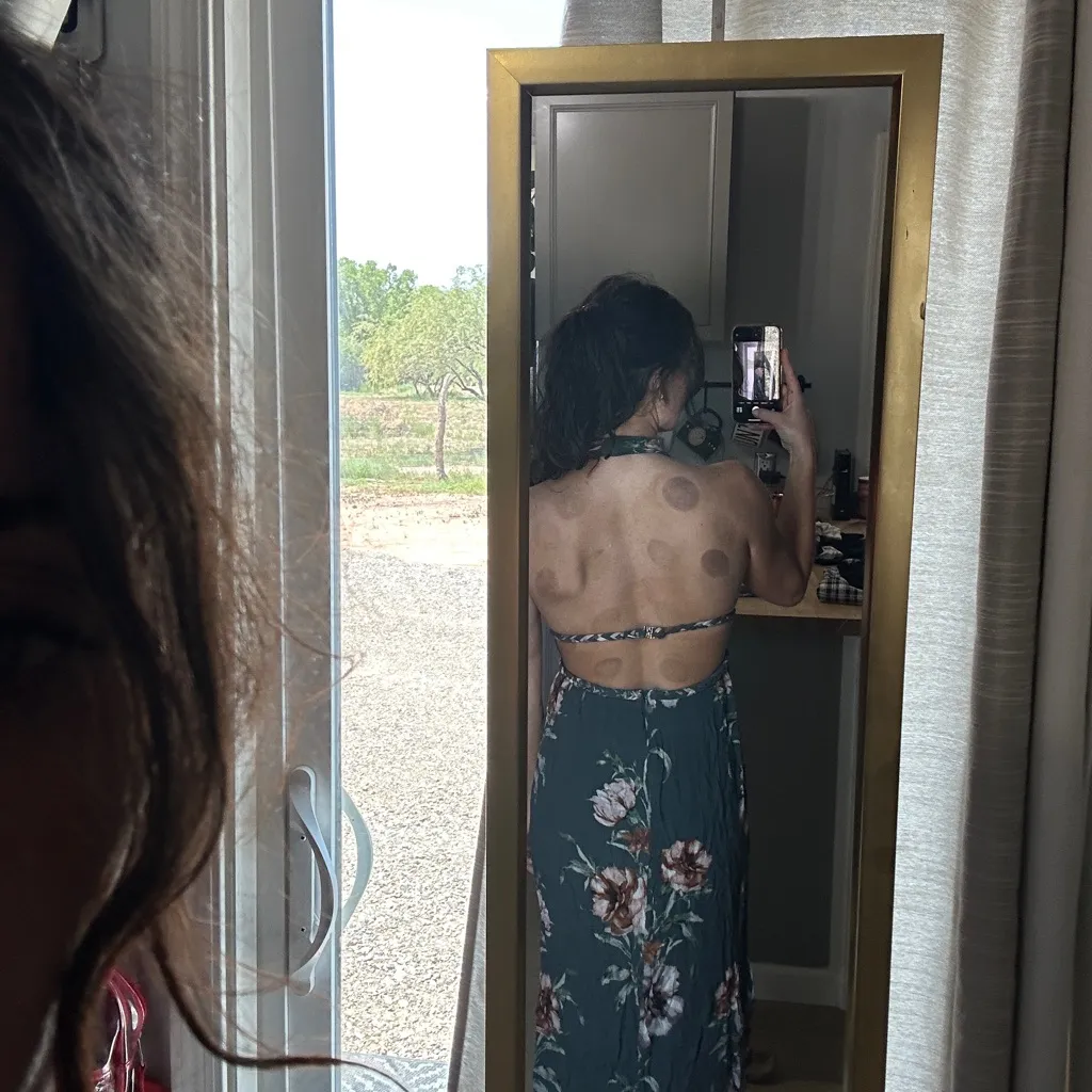 Floral Halter Maxi Dress Green Size 6 - Image 2