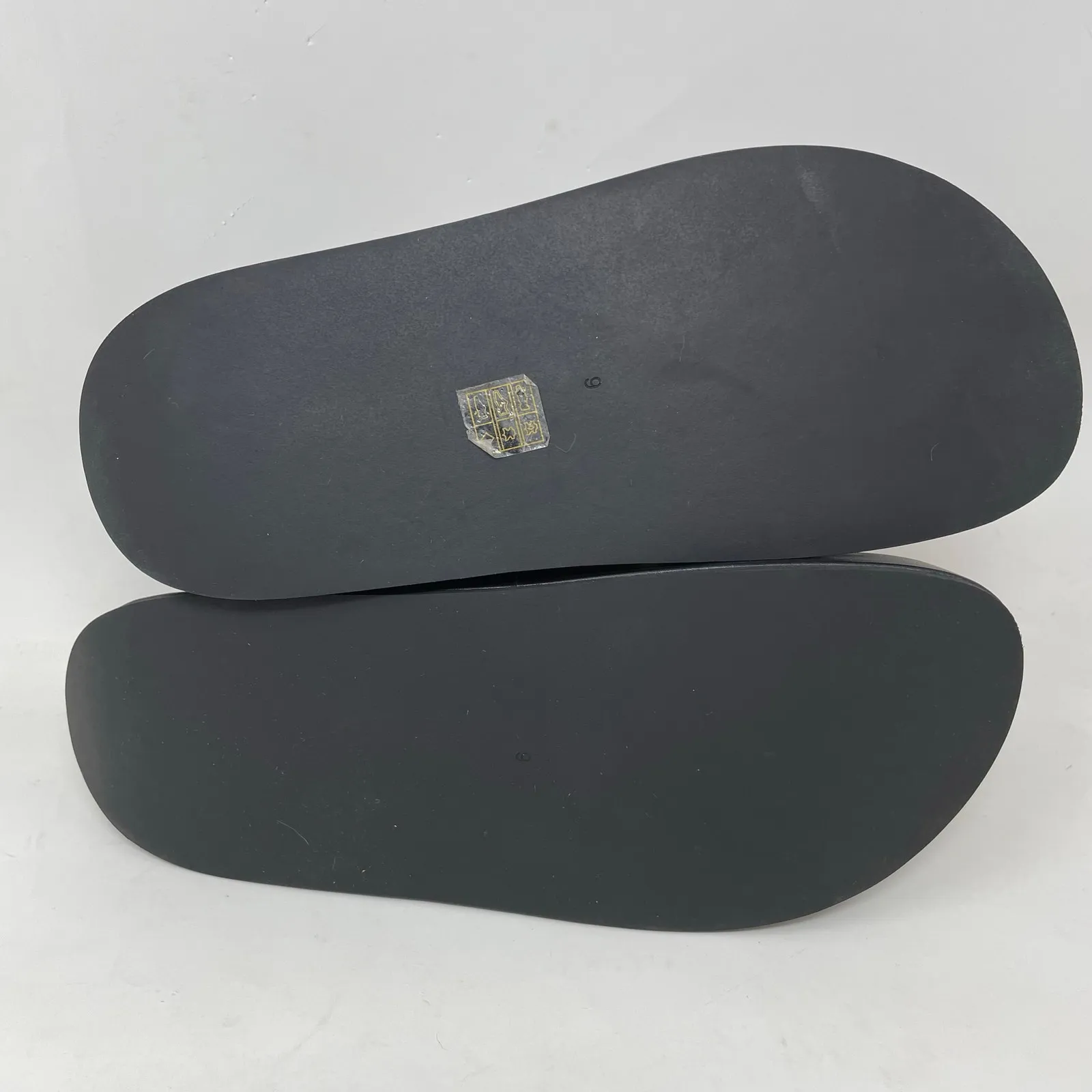 Madewell Maeva Black Leather Chunky Platform Crisscross Sandals Shoes womens 9 - Image 9