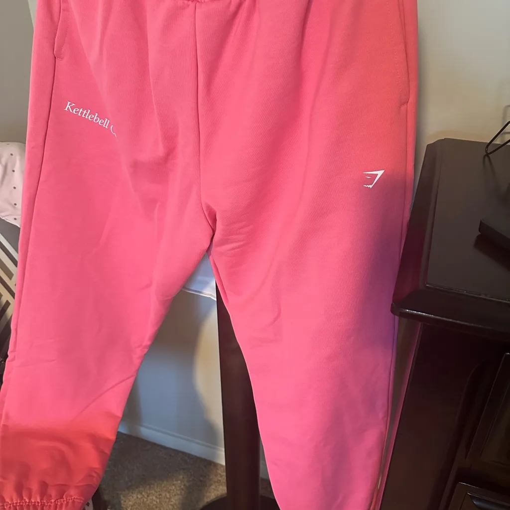 Gymshark Pink Track Pants - Image 2
