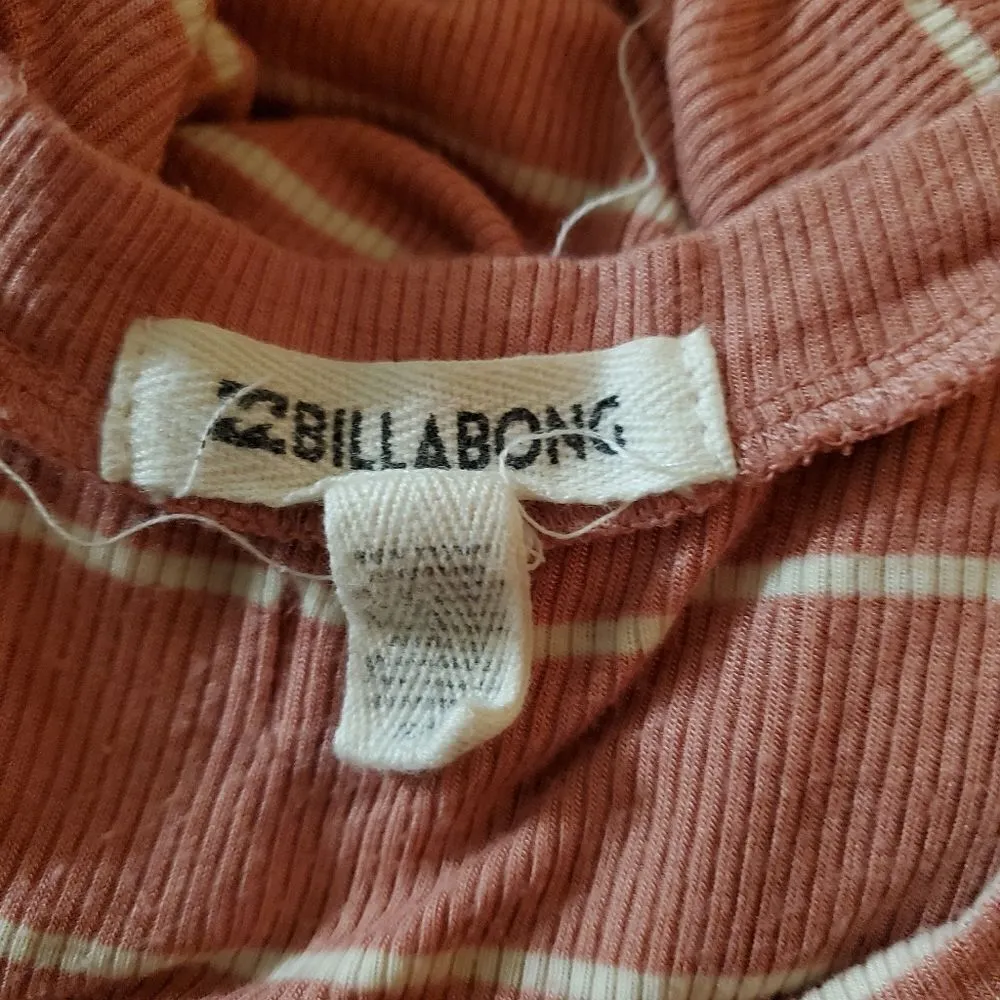 Billabong Pink & Cream Striped Dress (S) - Image 6