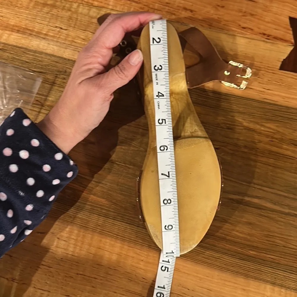 GUC NEW LOOK- SANDALS WITH HERLS 39 - Image 9