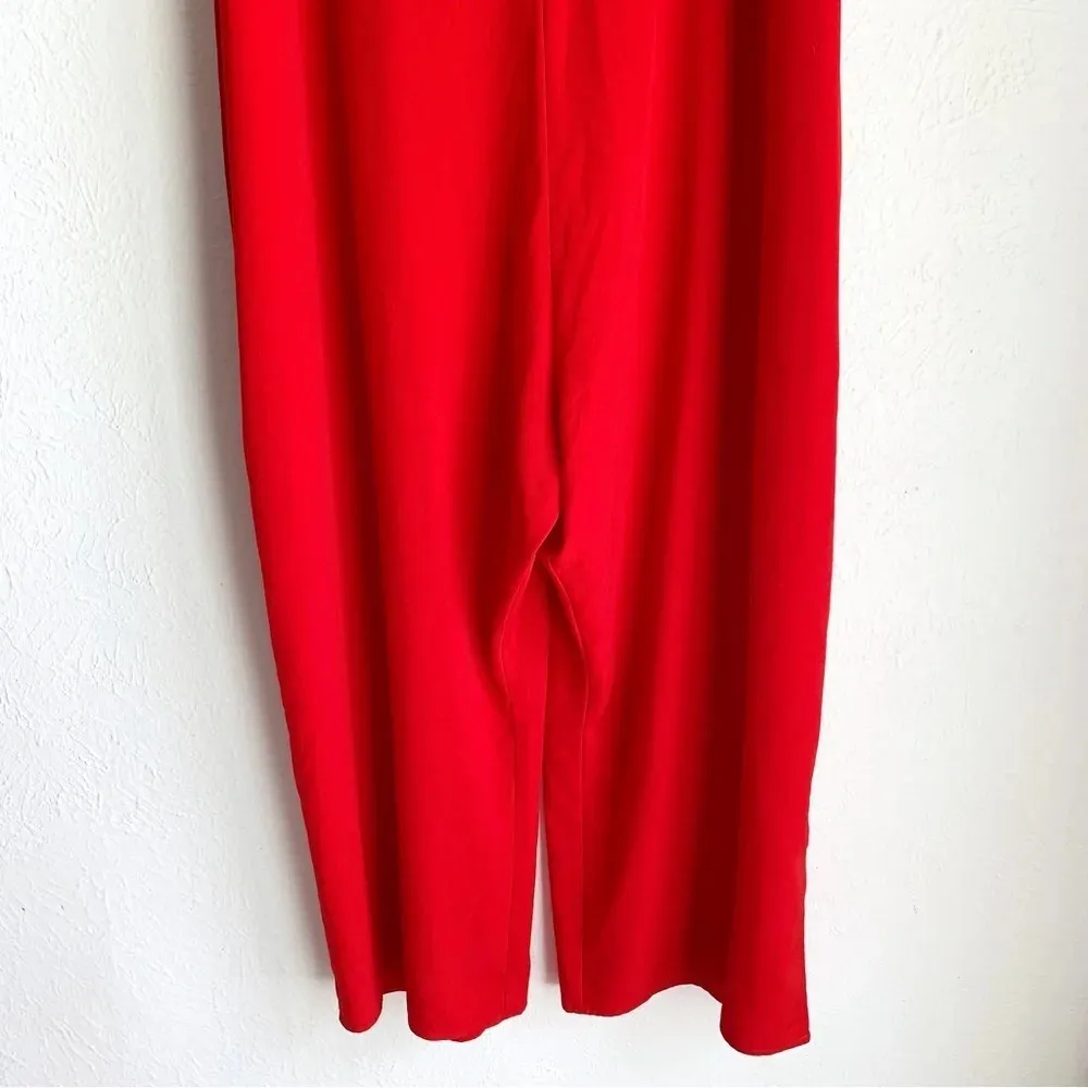 Abercrombie & Fitch A&F Red Twist Front Cutout Jumpsuit Size 3X NWT - Image 5