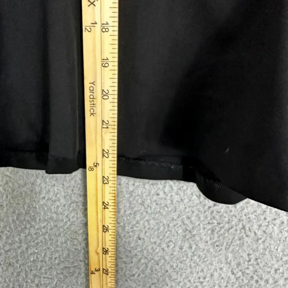 white house black market skirt‎ womens 4 black scuba ruffle tulip hem pencil - Image 3