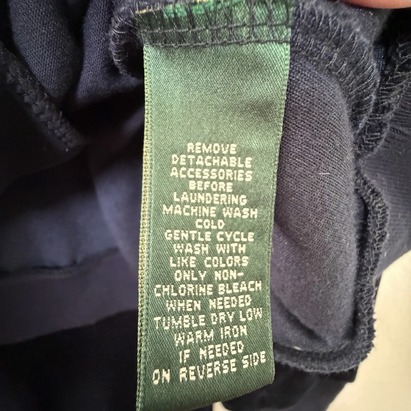 LRL Ralph Lauren Velour Tracksuit Set Navy Zip Jacket L Wide Leg Pants M Lounge - Image 16