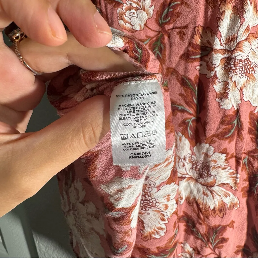 LOFT • Blouse • Lightweight • Floral Print • Spring/Summer/Fall • Plus 18 - Image 5