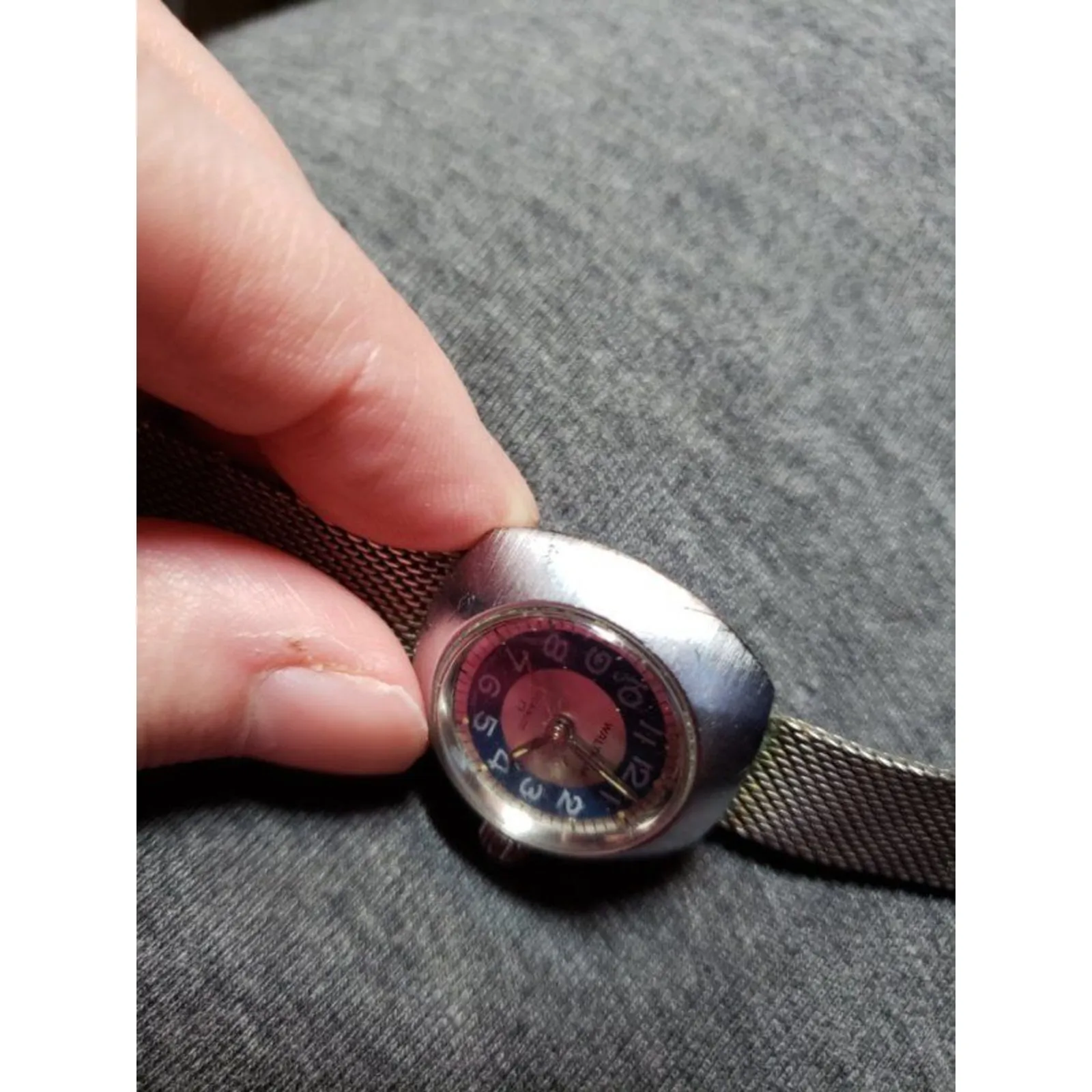 Waltham Swiss Made Stainless Steel Ladies Watch Inca Bloc 17 Wind Up - Image 7