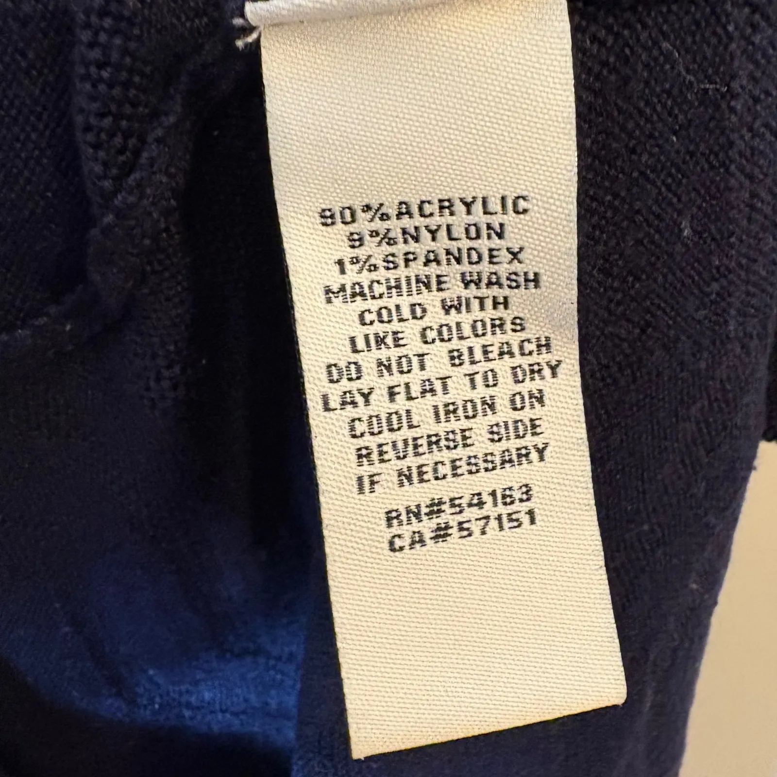 Eliza J‎ Navy Long Sleeve Fit & Flare Sweater Dress Size Medium - Image 5