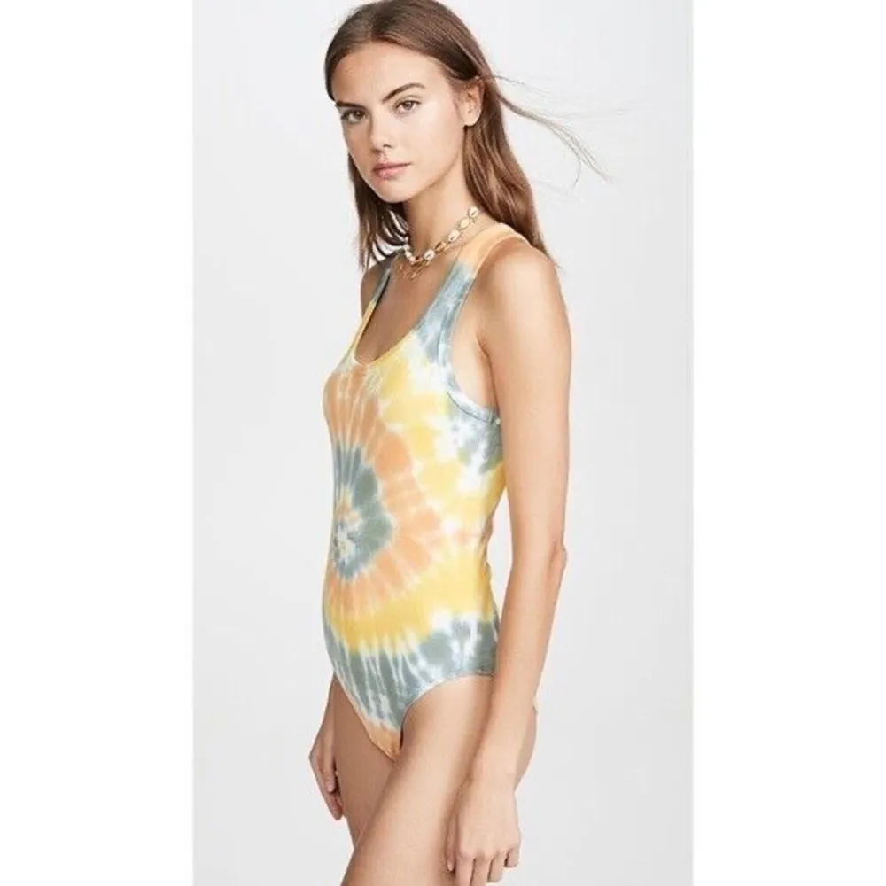 AGOLDE  Tie-Dyed Ribbed Bodysuit - Image 2