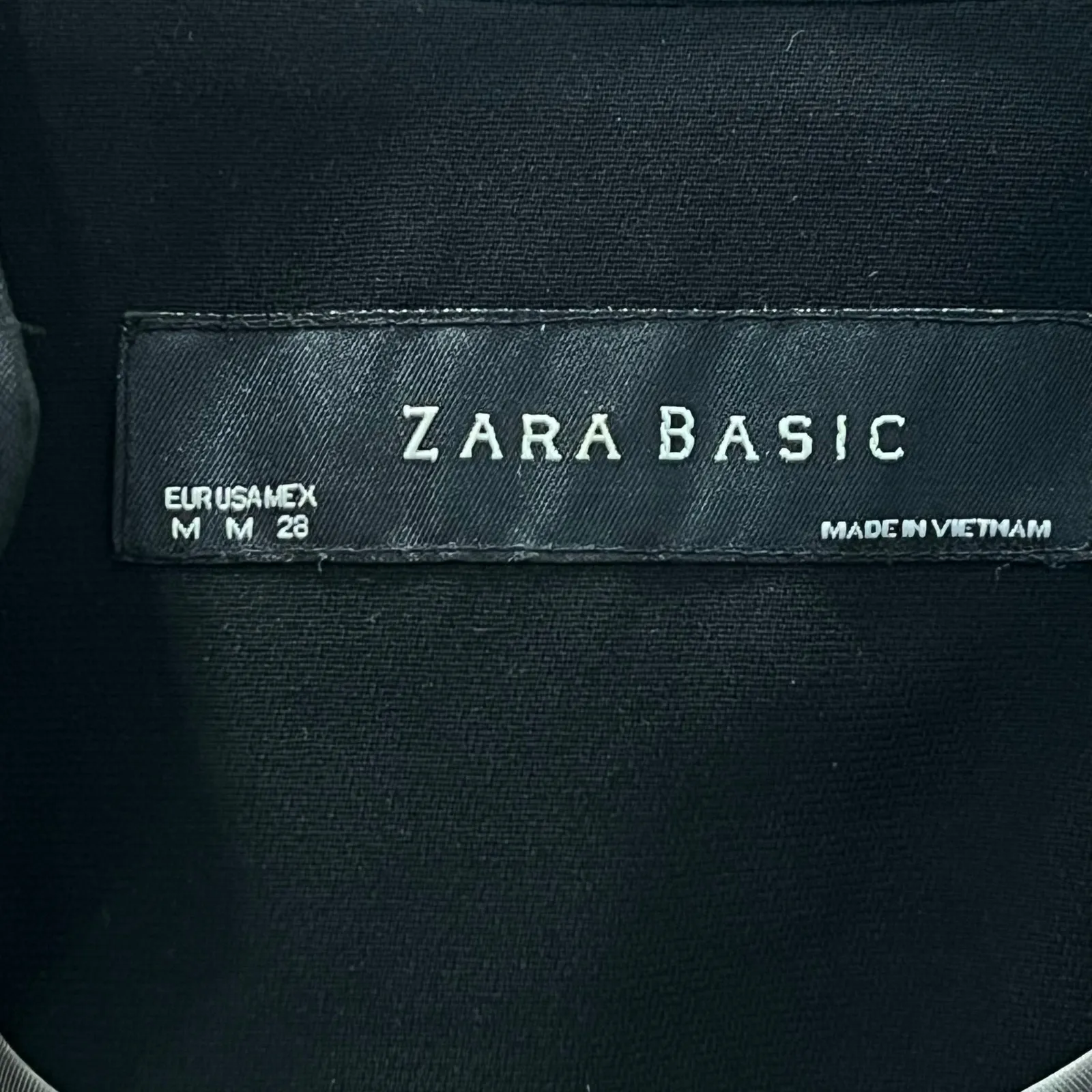 Zara Basic  Black Blazer Jacket Multiple Button Size Medium Careerwear - Image 10