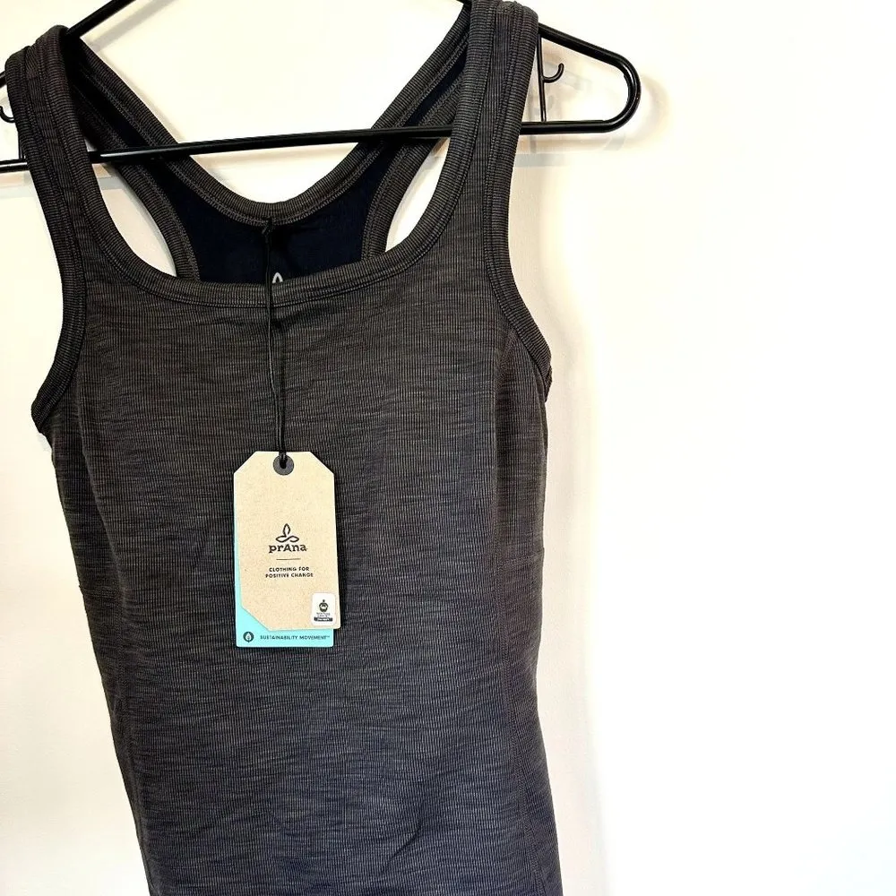 NWT Prana Becksa Tank in Black Heather - Size Extra Small - Image 6