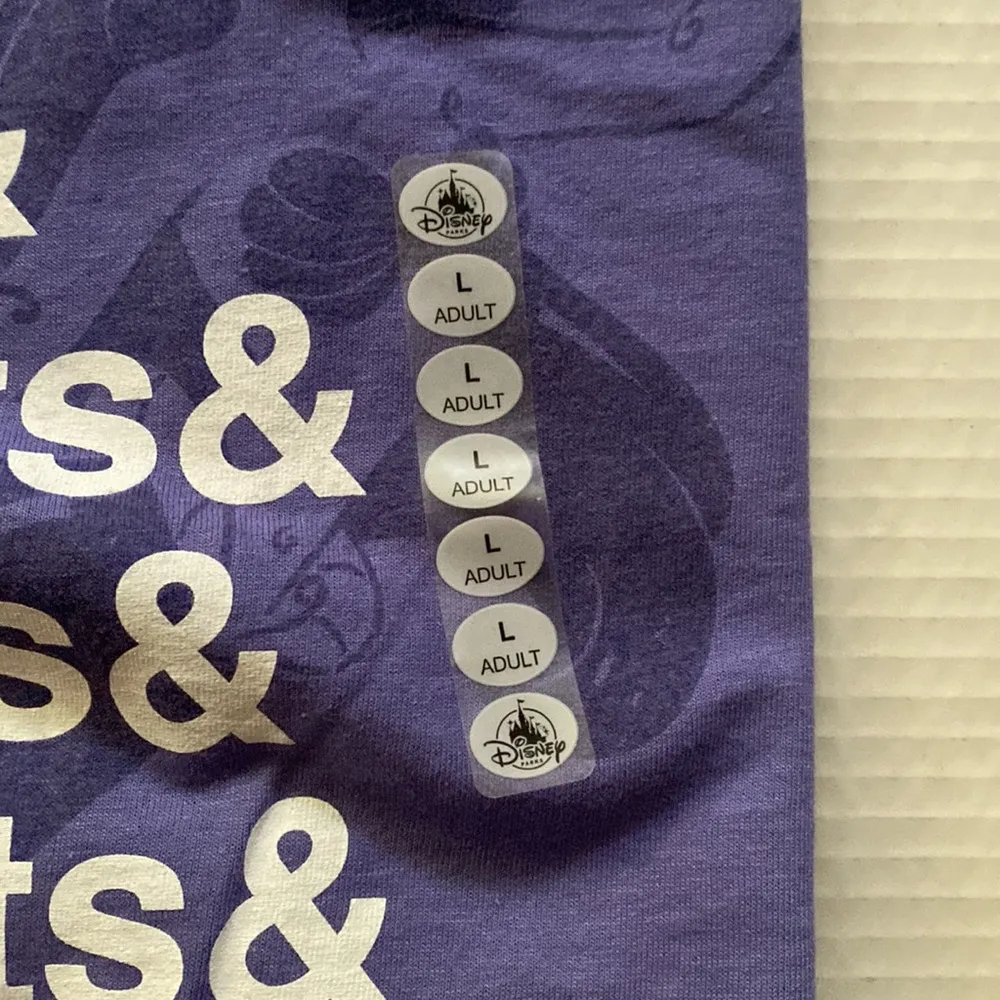 NWT Disney’s Ariel Mermaid lyric gizmo purple t-shirt, size large. - Image 2