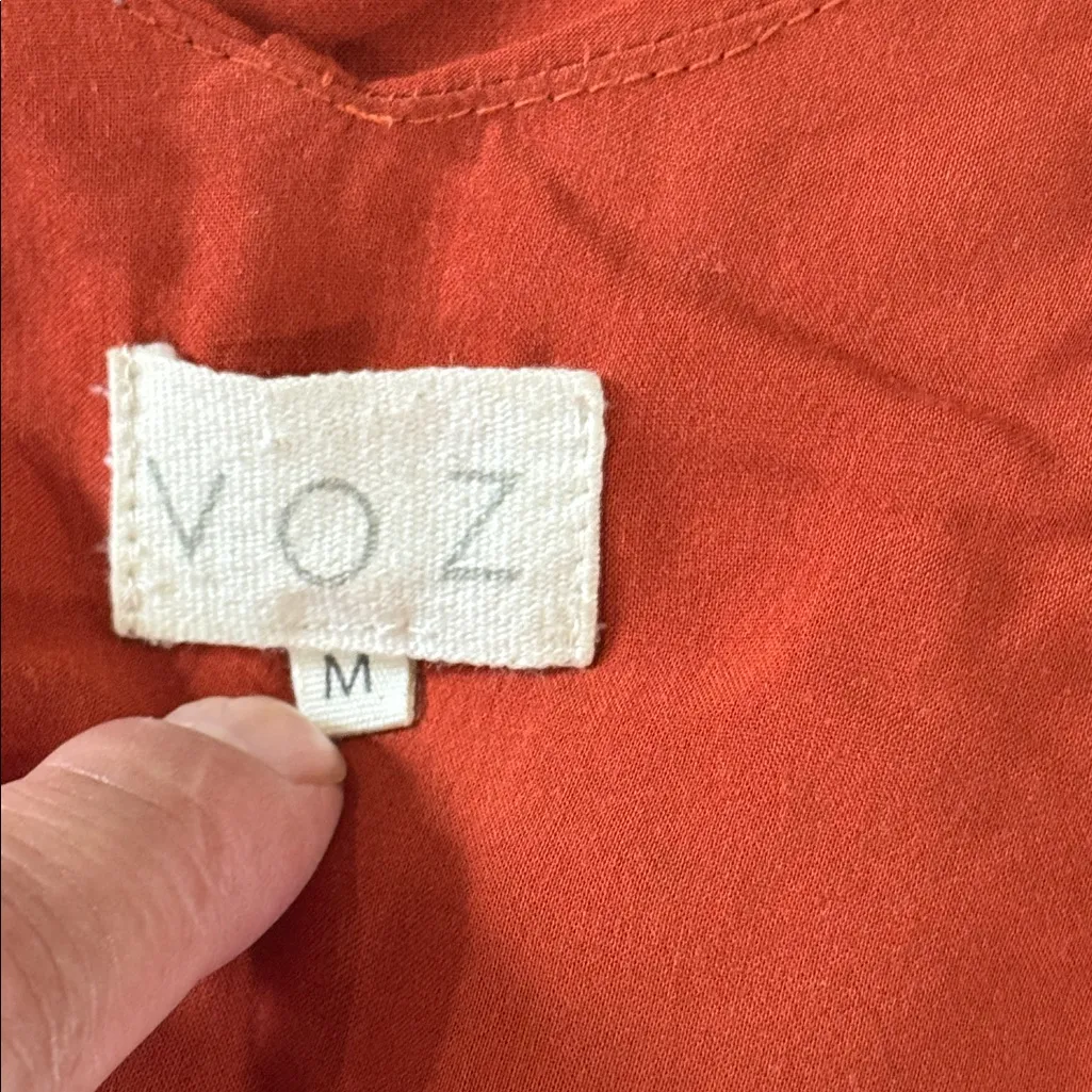 VOZ Double layer cami Dress/Desert Apricot Orange Size M - Image 7