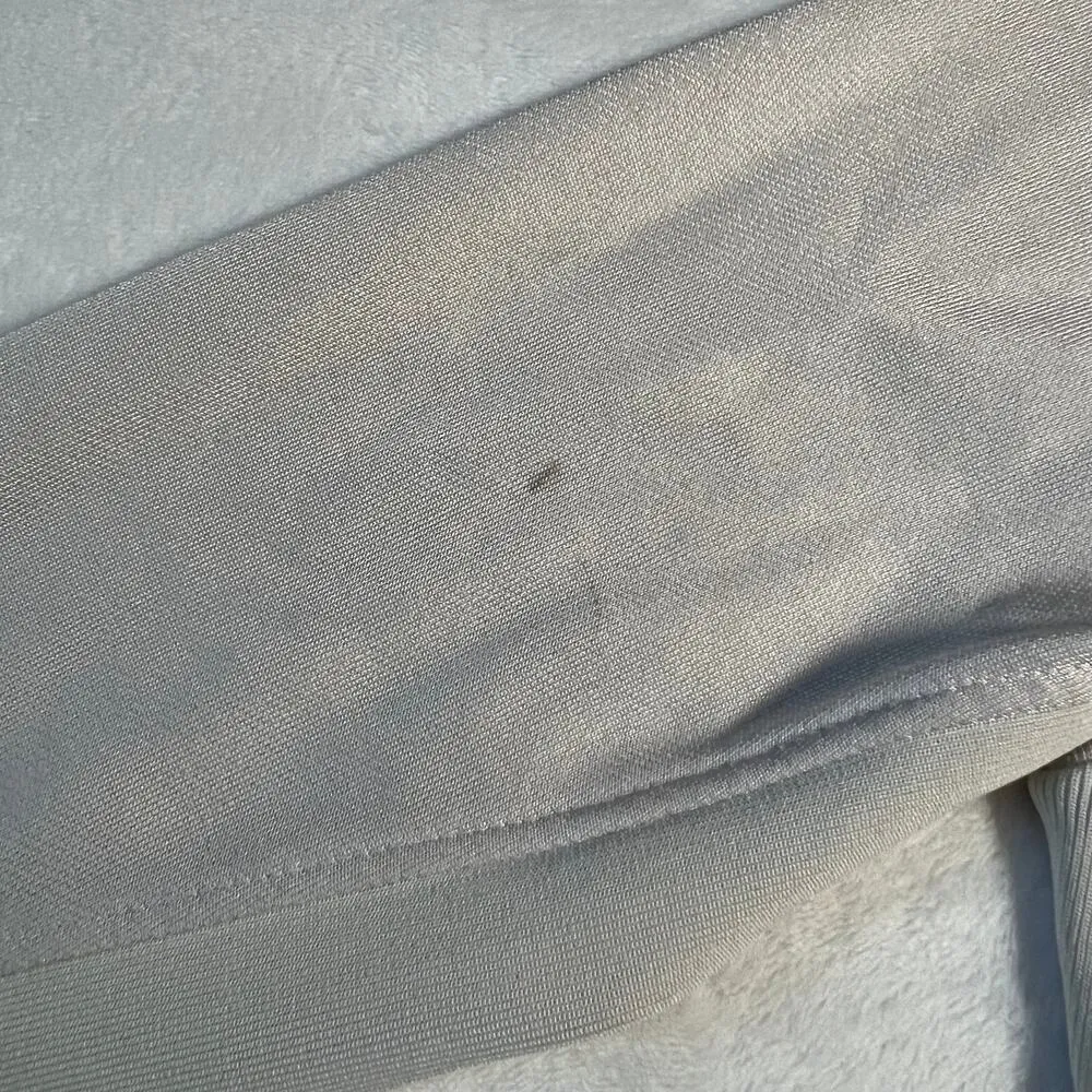 Athleta Faux Fur Trim Triumph Luxe Shine Hoodie Size Medium Winter Outdoors - Image 13