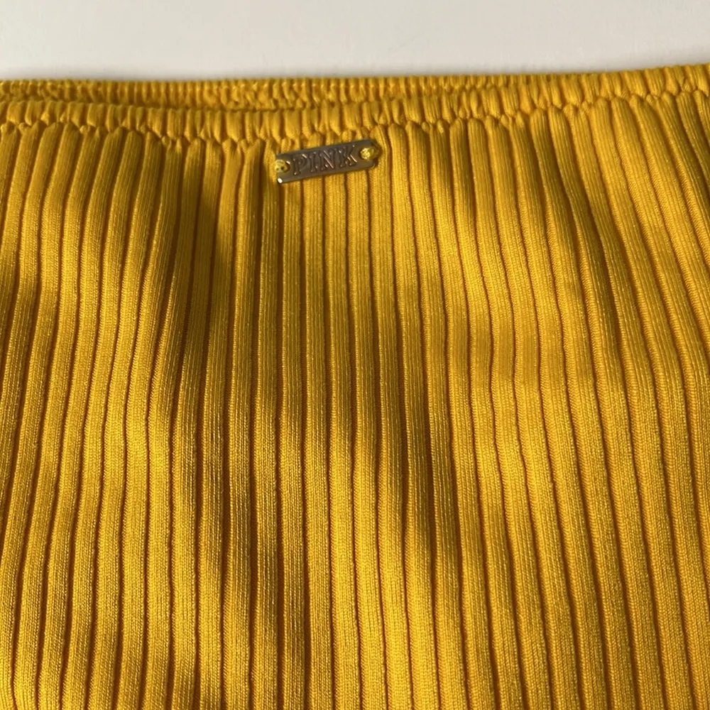 Pink Victoria’s Secret mustard racer back bikini Small - Image 2