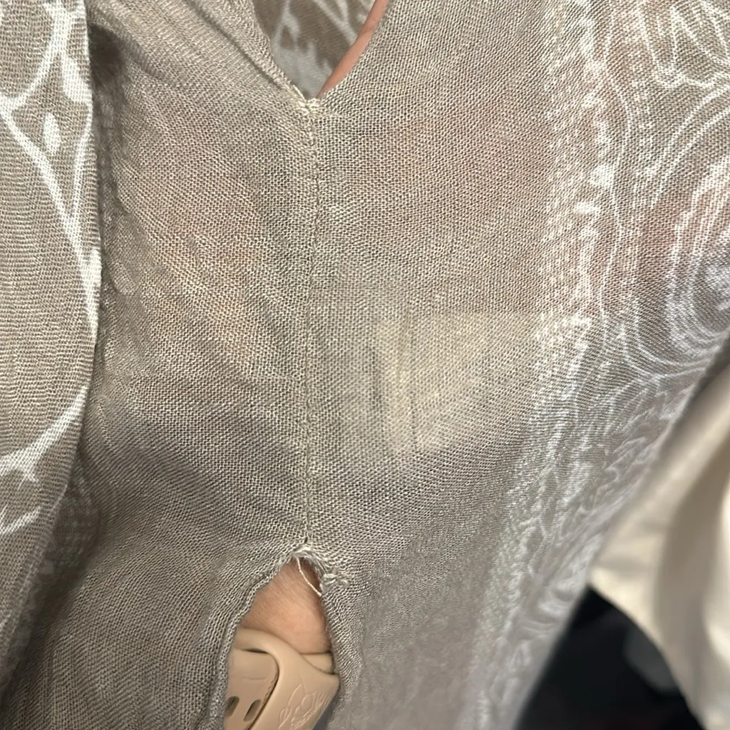 Lulus Sun Daze Grey Print Cover-Up One Size - Image 9