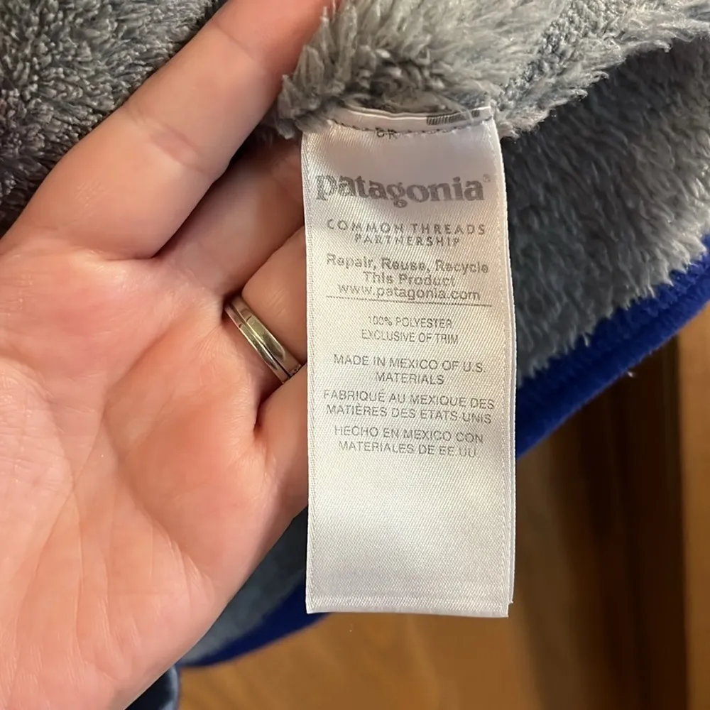 Patagonia Re-Tool Gray Snap-T Women's Pullover Medium‎ - Image 9