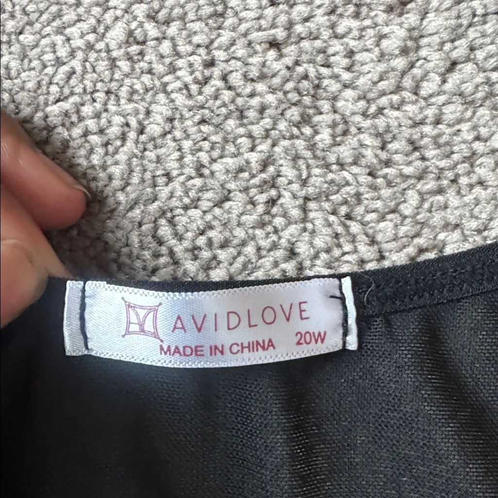 AvidLove Black Choker Babydoll SIZE 20W - Image 3