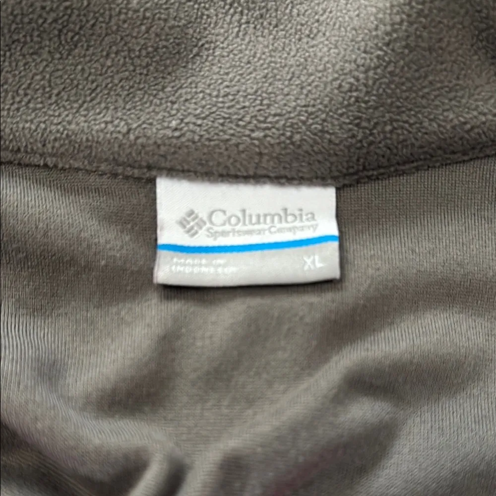 Columbia Pink and Gray Quarter-Zip light fleece Pullover - Image 2