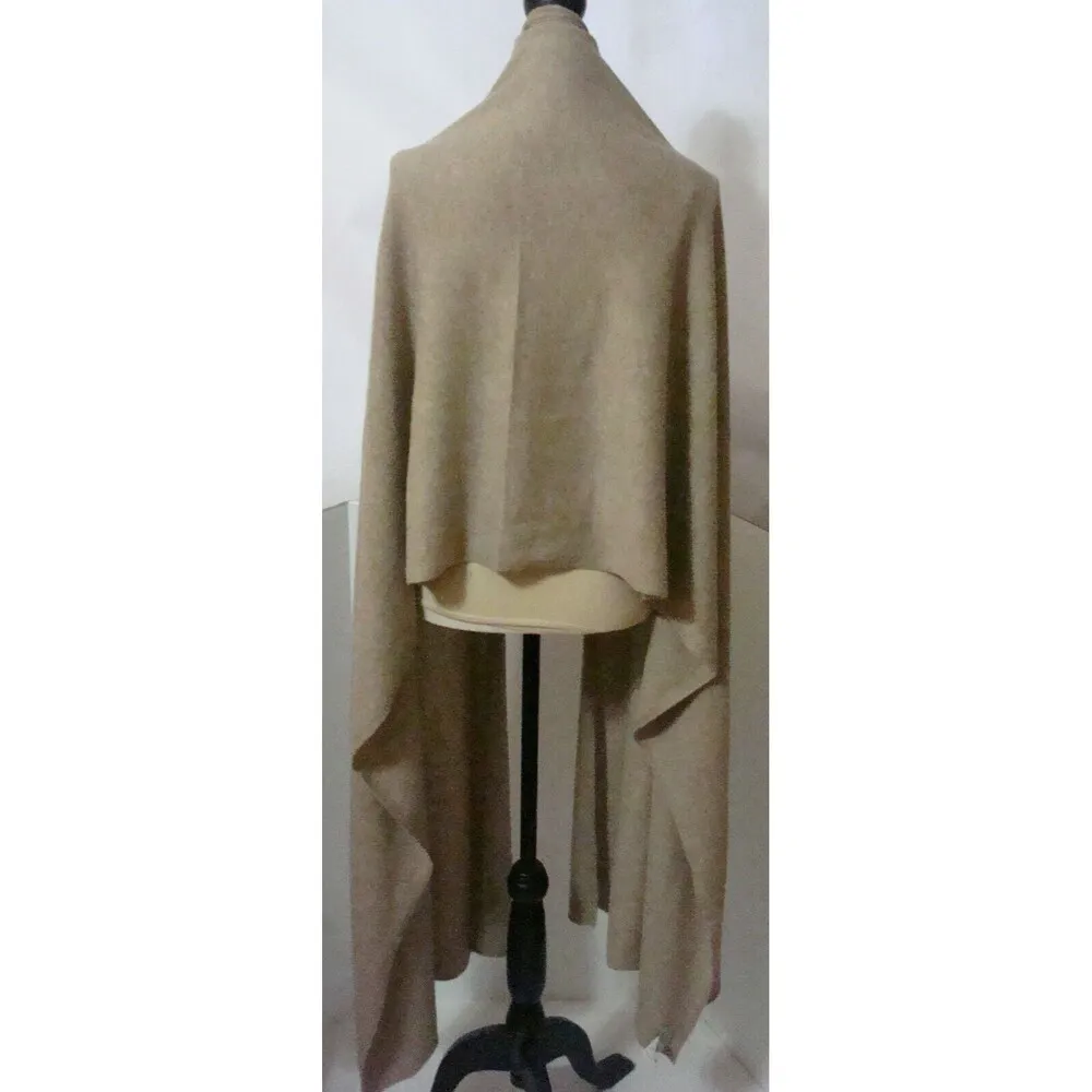NWT New 100% Cashmere Scarf Wrap Long Womens Tan Ryllace Brown Taupe - Image 9