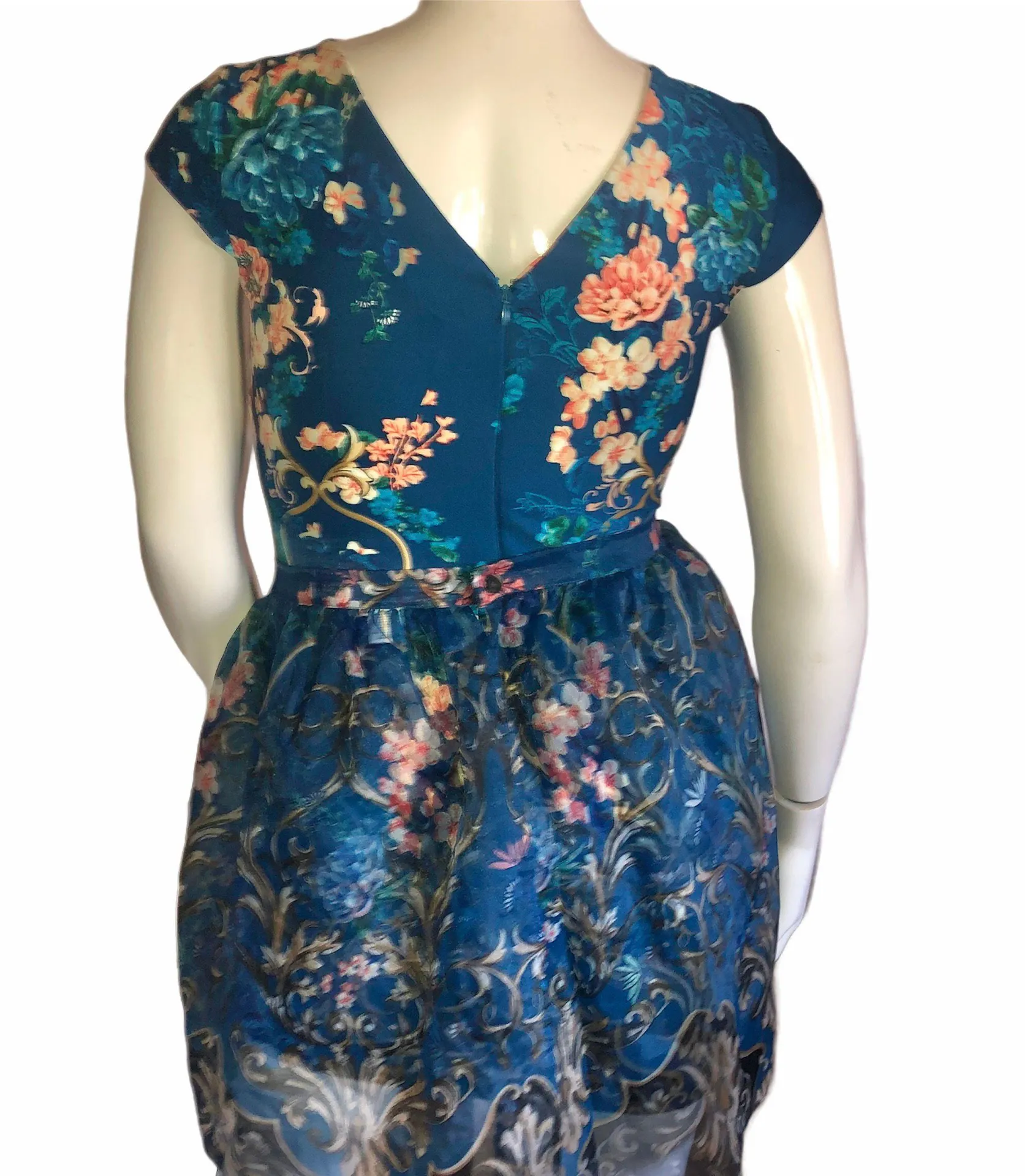 NY & Co Floral 2 In 1 Dress - Image 3