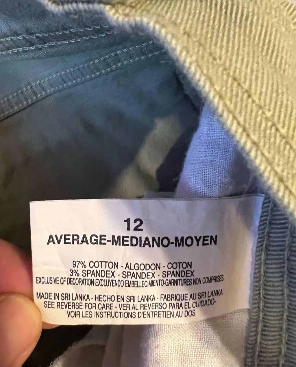 Gloria Vanderbilt  Green Denim Straight Leg Jeans Size 12 - Image 5