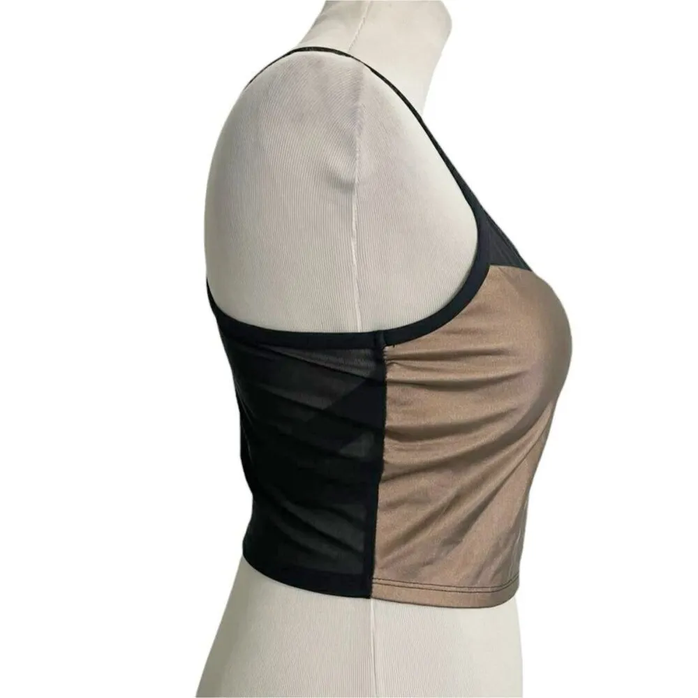 Fabletics Size Small  Sports Bra Crop Sleeveless Racerback - Image 4