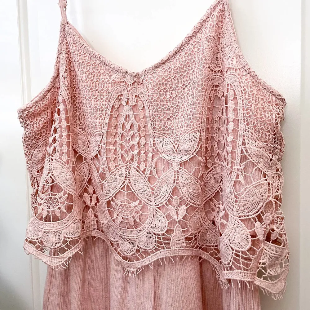 Mossimo Lace Romper Light Pink S - Image 86