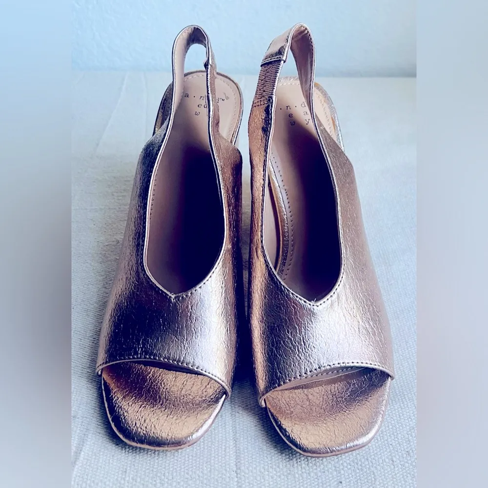 A New Day  Rose Gold Block Heels - Image 2