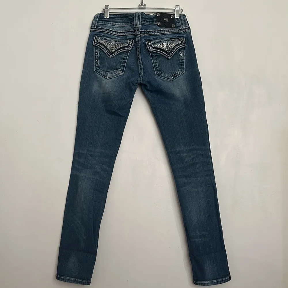 Miss Me Women's Sequins Skinny Jeans Size-27 - Image 2